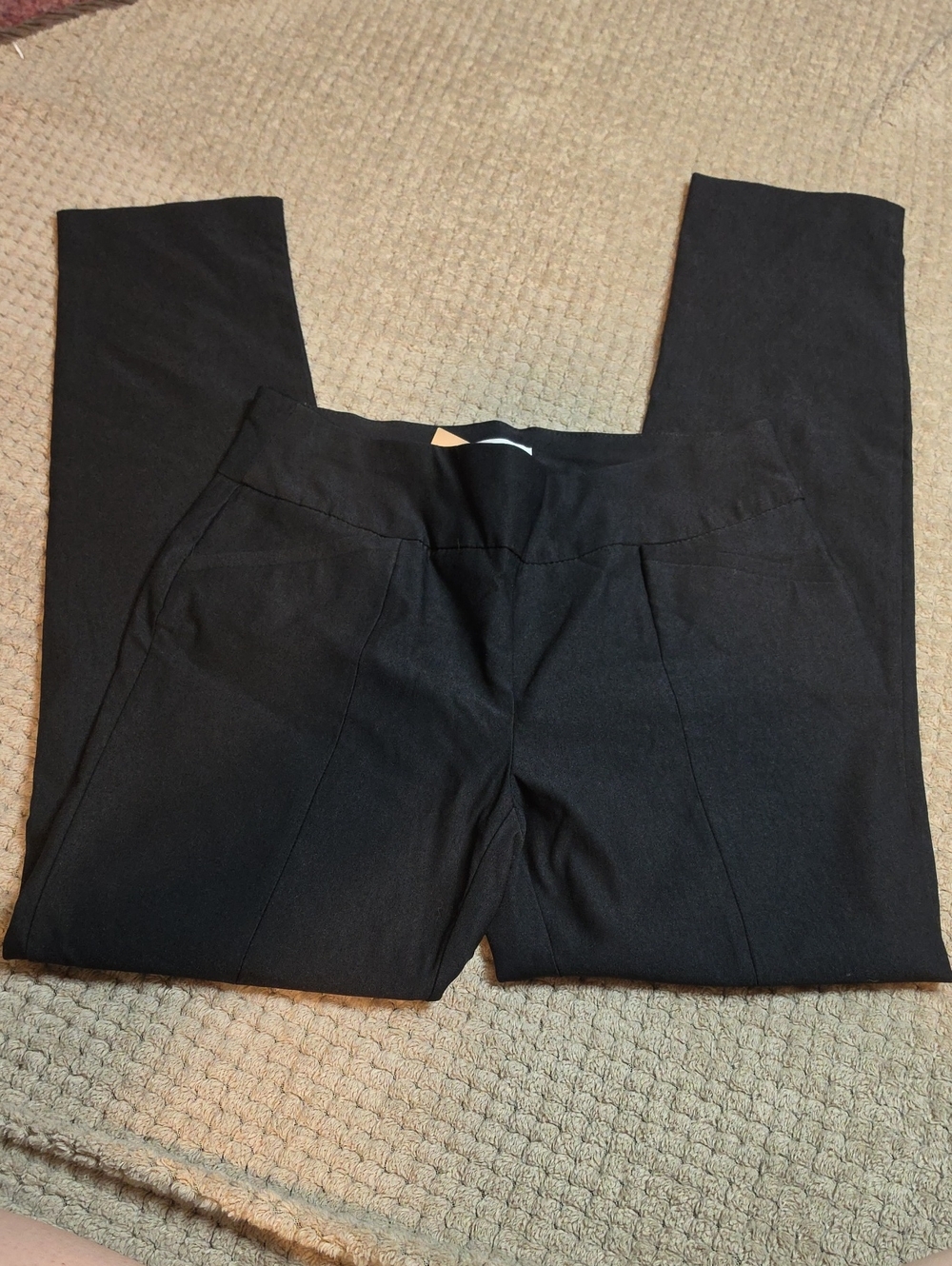 Women's Black Ponte Trousers - Sleek Everyday Stretch